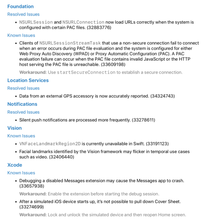 iOS 11.1 Sürüm Notları -2