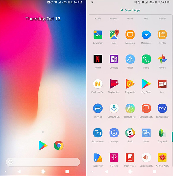 Google Pixel 2 Launcher