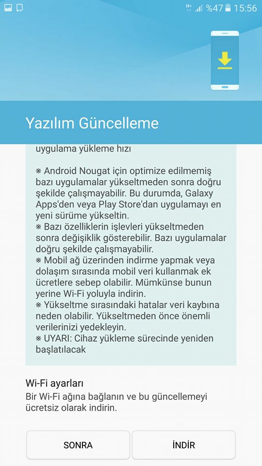 galaxy a5 2017 nougat