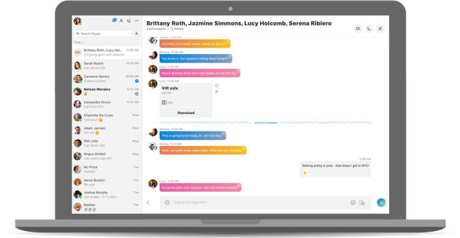 Skype - Yeni Tasarım