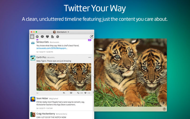 Mac için Twitterrific büyük güncelleme aldı!