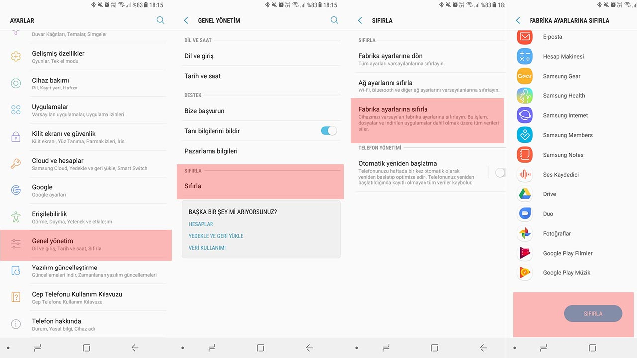 Android format atma
