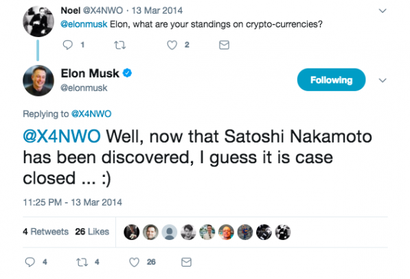 Bitcoin Elon Musk