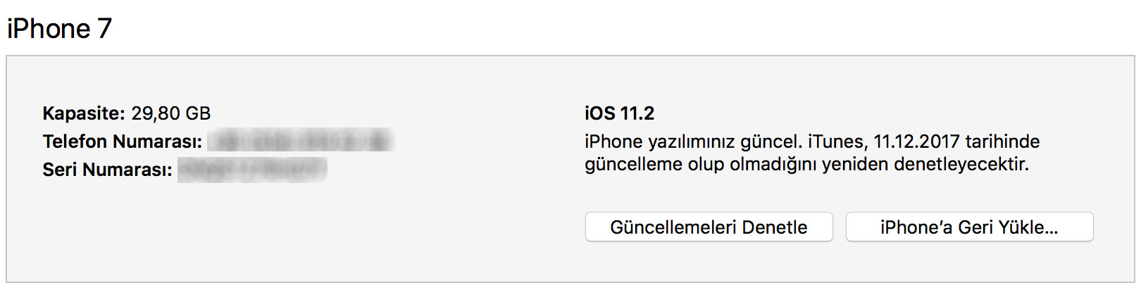 ios 11 temiz kurulum