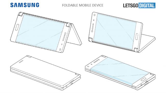 çift ekranlı katlanabilir telefon