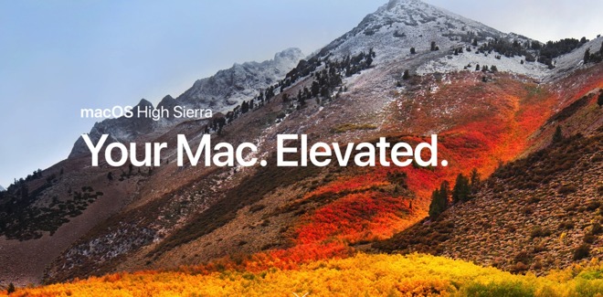 macOS High Sierra 10.13.2