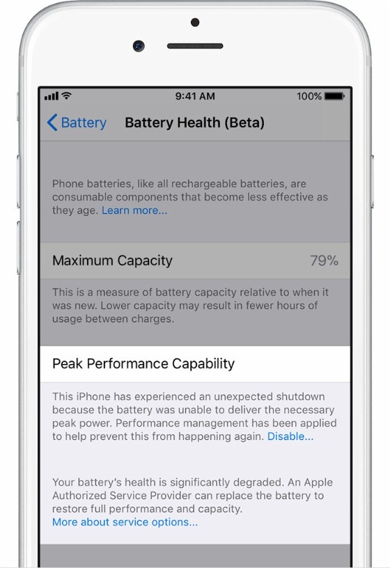 iPhone pil sağlığı