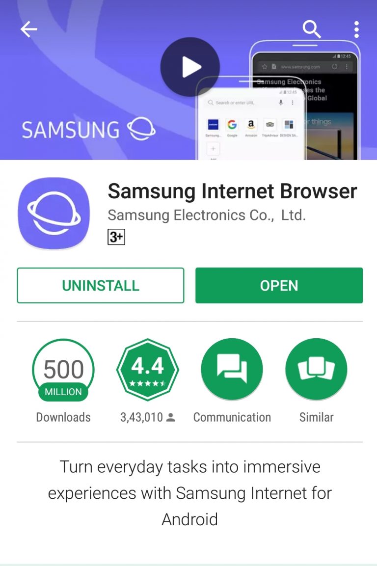 Samsung internet что это за программа и нужна ли она на андроид