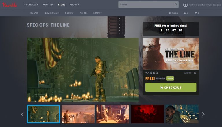 humble bundle spec ops the line free