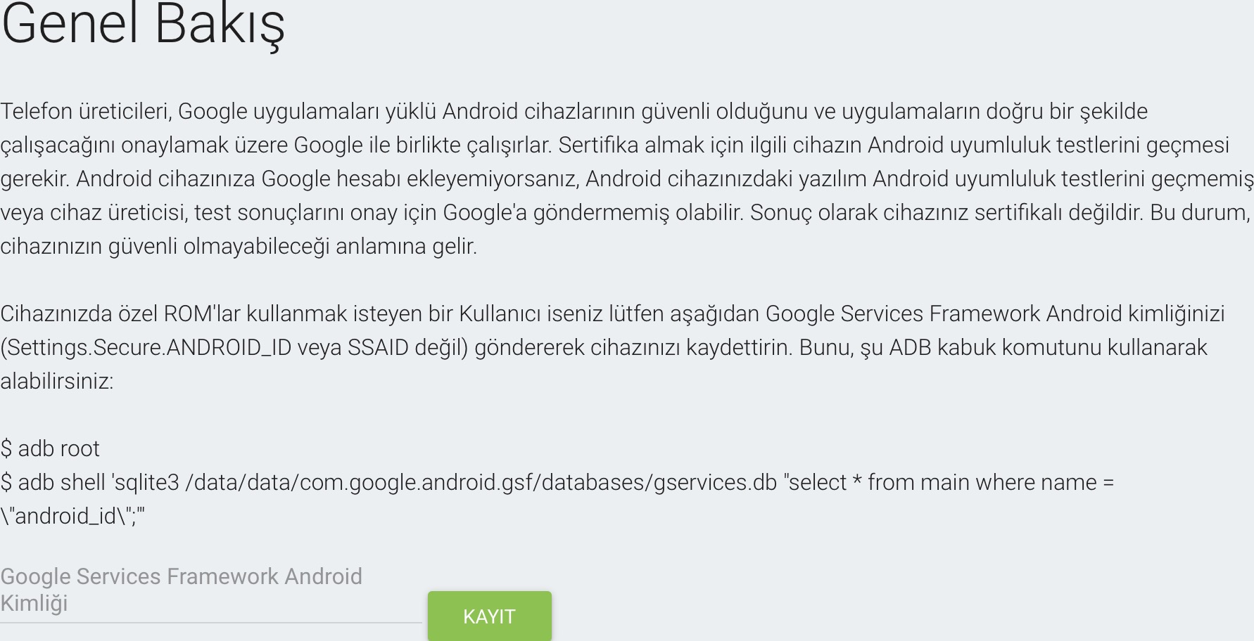 ROM yüklemeden önce yapılması gerekenler