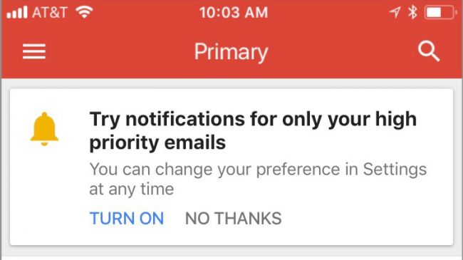 gmail bildirim