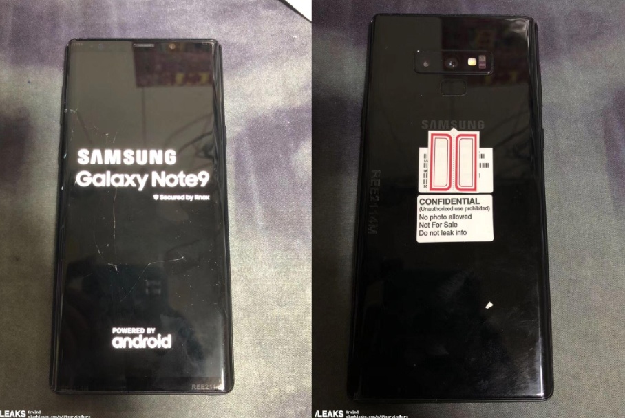 Galaxy Note 9 sızdırıldı