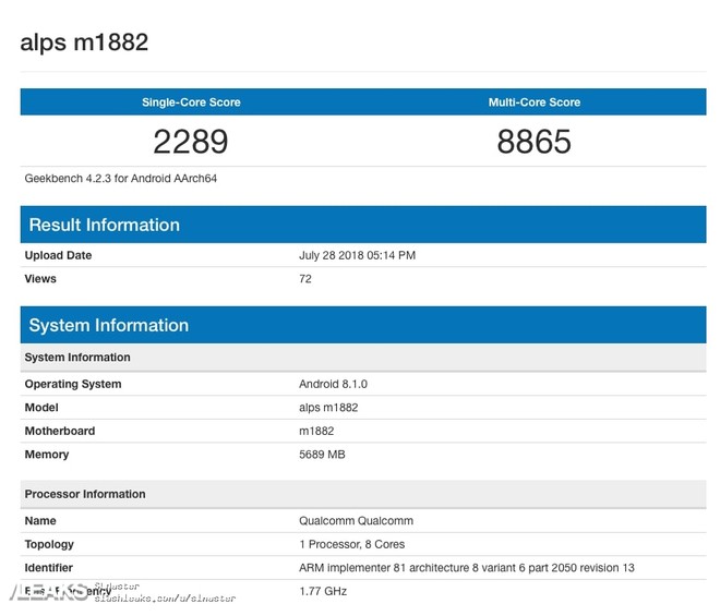 Meizu 16 benchmark