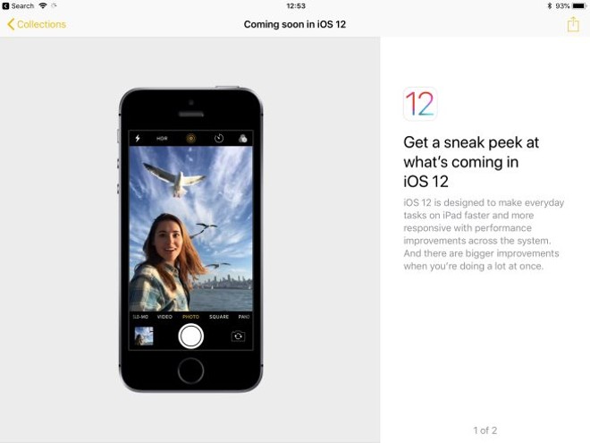 ios 12 yenilikler