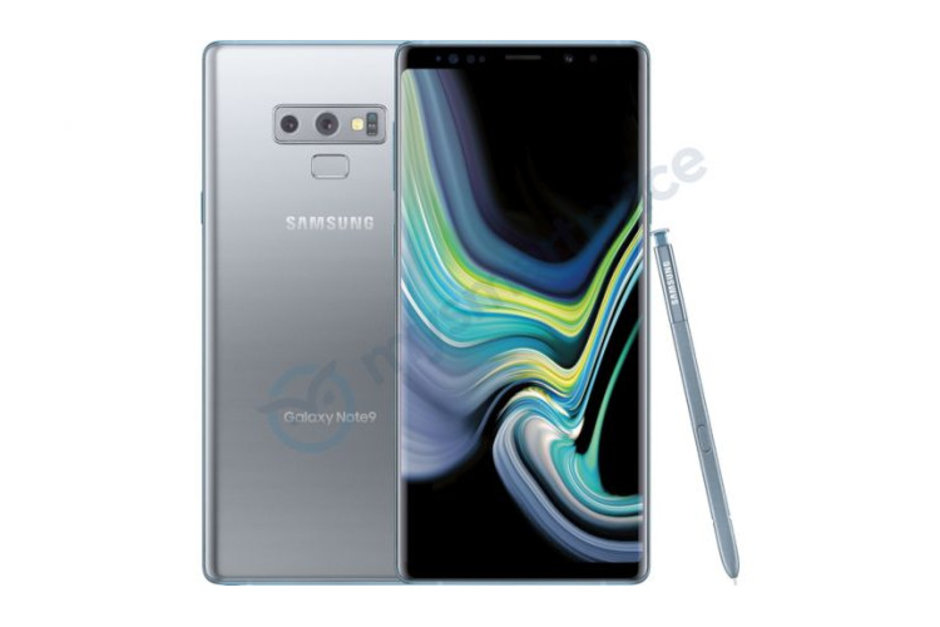Galaxy Note 9 gümüş rengi