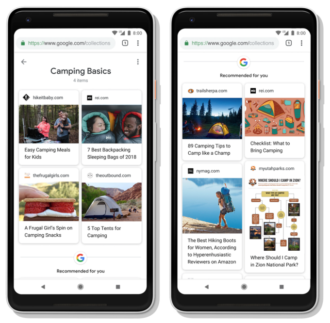 Google Koleksiyonlar