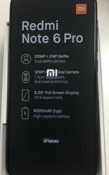 Xiaomi Redmi Note 6 Pro