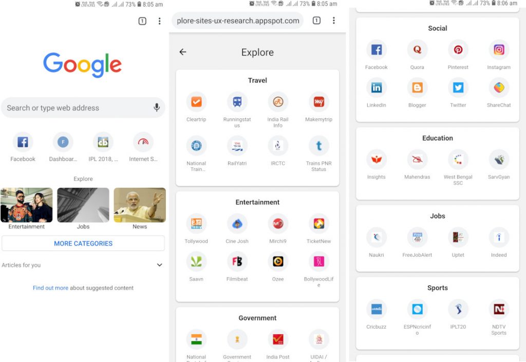 google chrome for android tablets