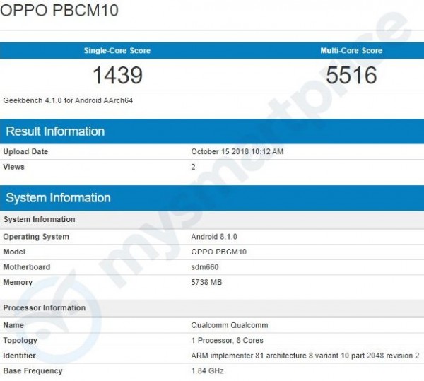 Oppo R15X özellikleri