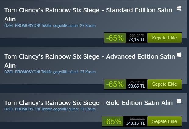Rainbow six siege ücretsiz