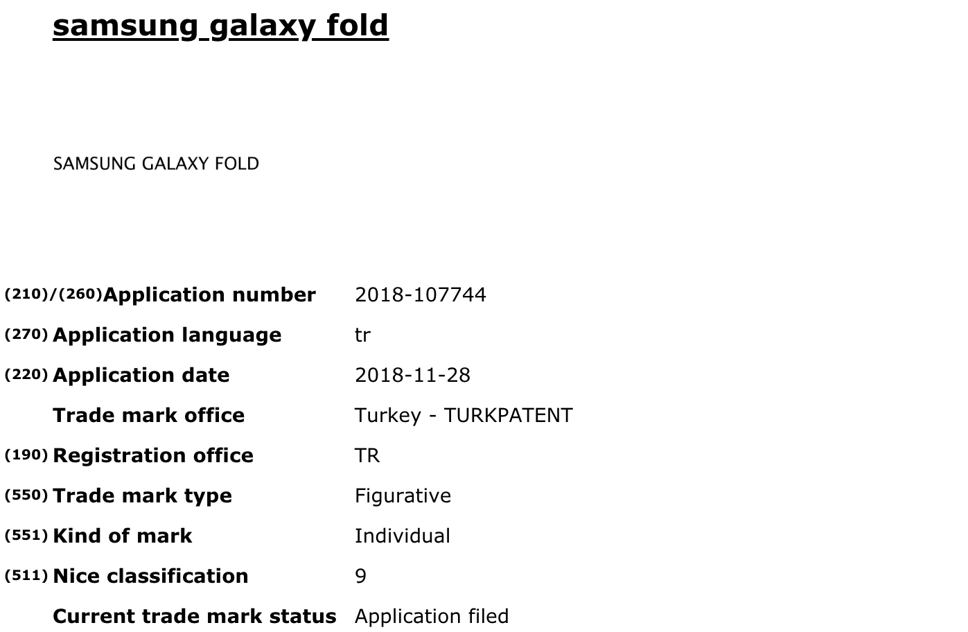 Samsung Katlanabilir telefon Türkiye