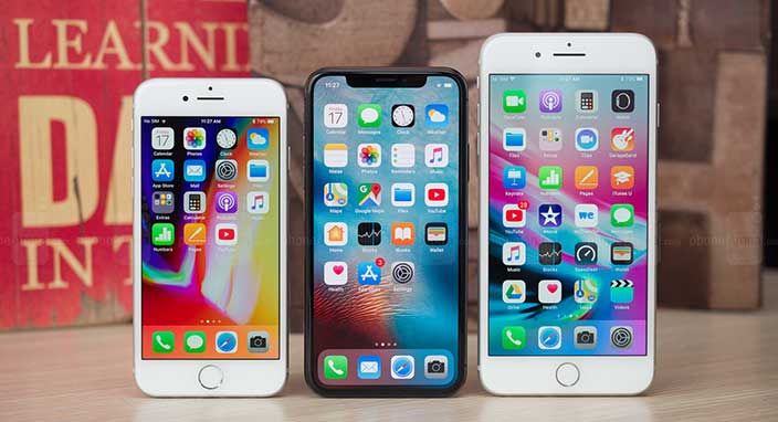 iphone X ve iphone 8