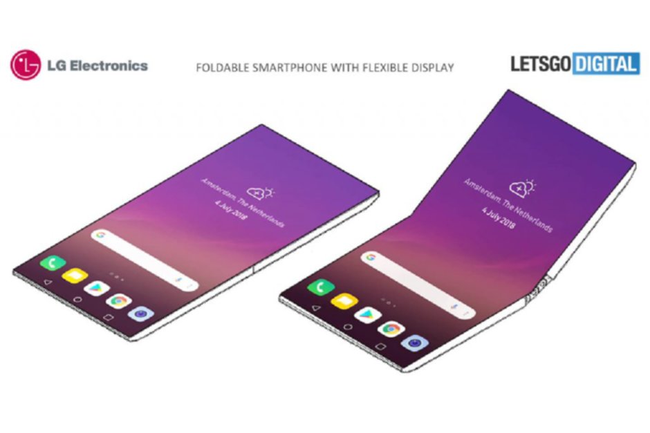 LG katlanabilir telefon