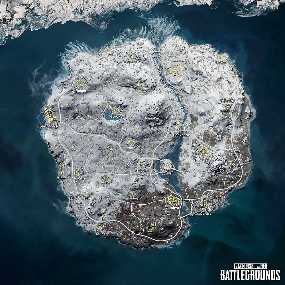 PUBG Mobile kar haritası