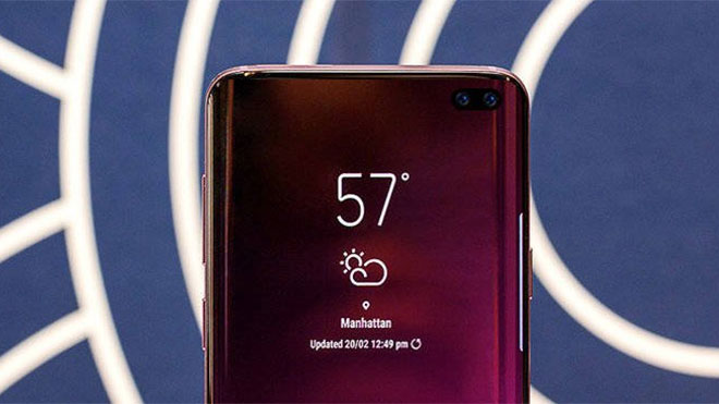Galaxy S10 ekrandan parmak izi okuyucusu