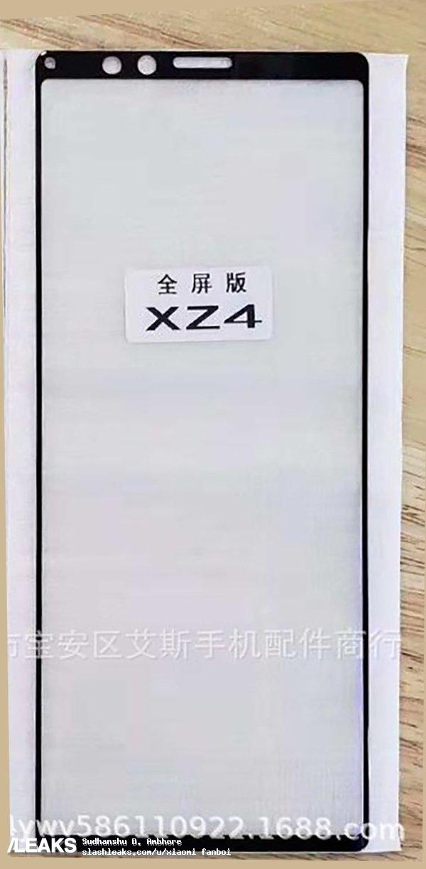 Sony Xperia XZ4 ekran tasarımı