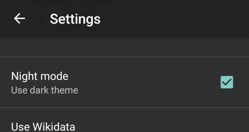 Android Q karanlık mod