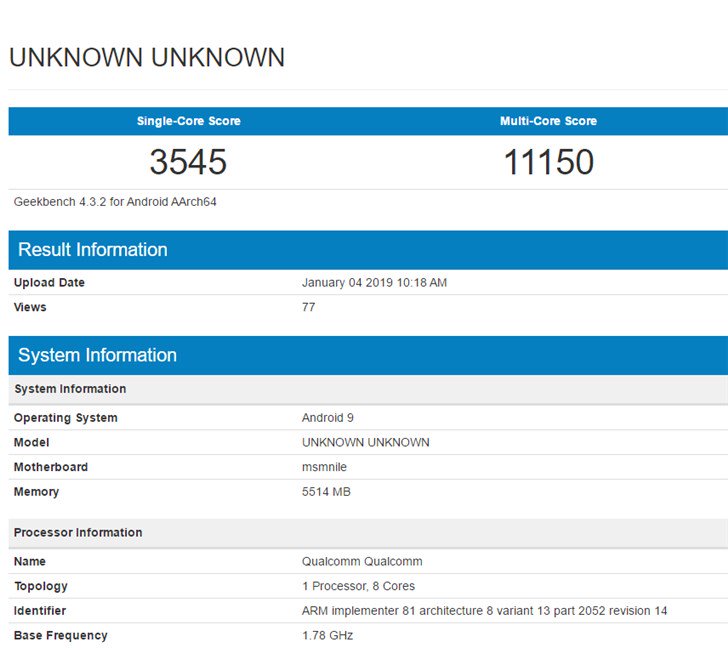 Snapdragon 855 performans testi