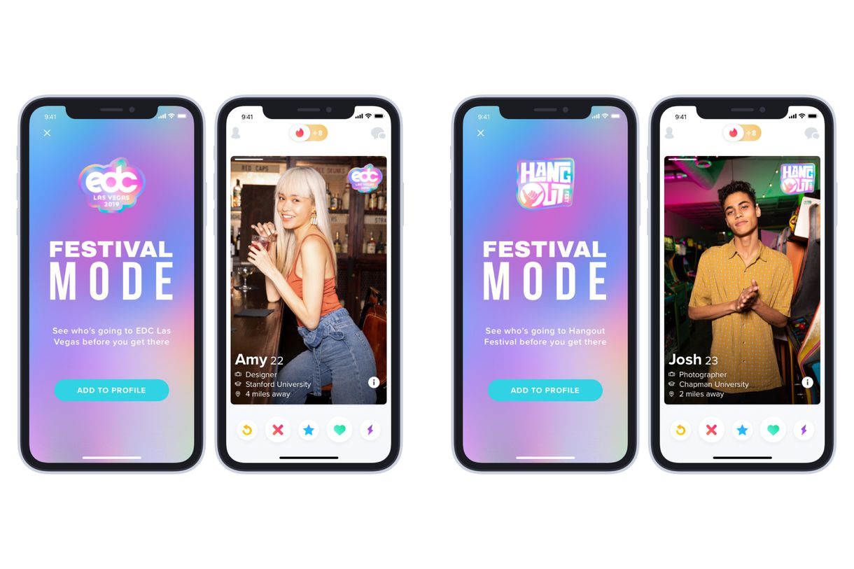 Tinder festival modu ile geliyor