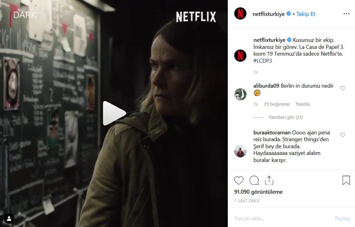 La Casa De Papel 3. sezon tarihi