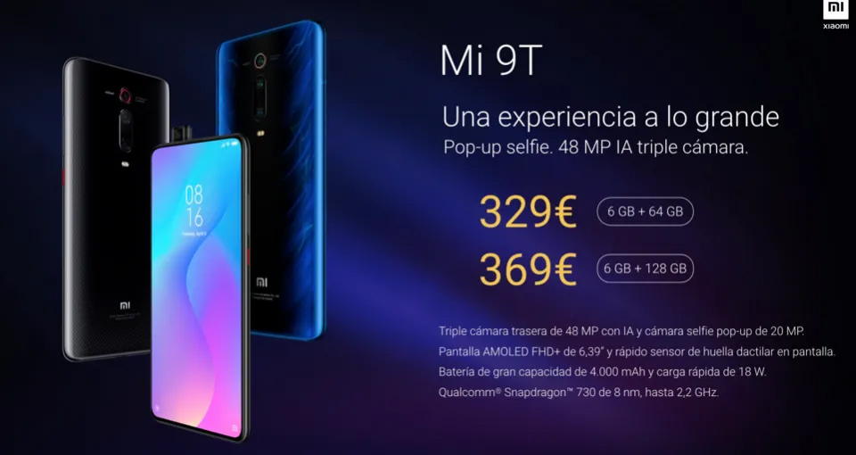 Xiaomi Mi 9T fiyatı