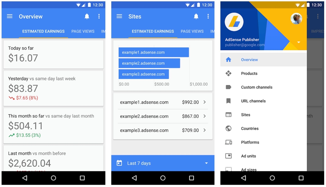Google Adsense kullanımı