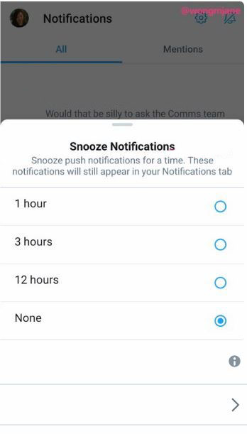 Twitter bildirimleri artık sizi rahatsız etmeyecek