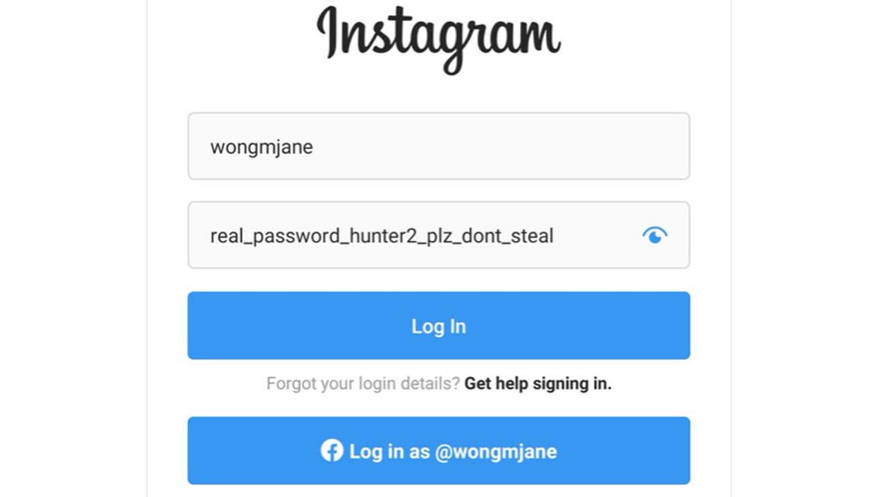 Instagram şifre düzenleme