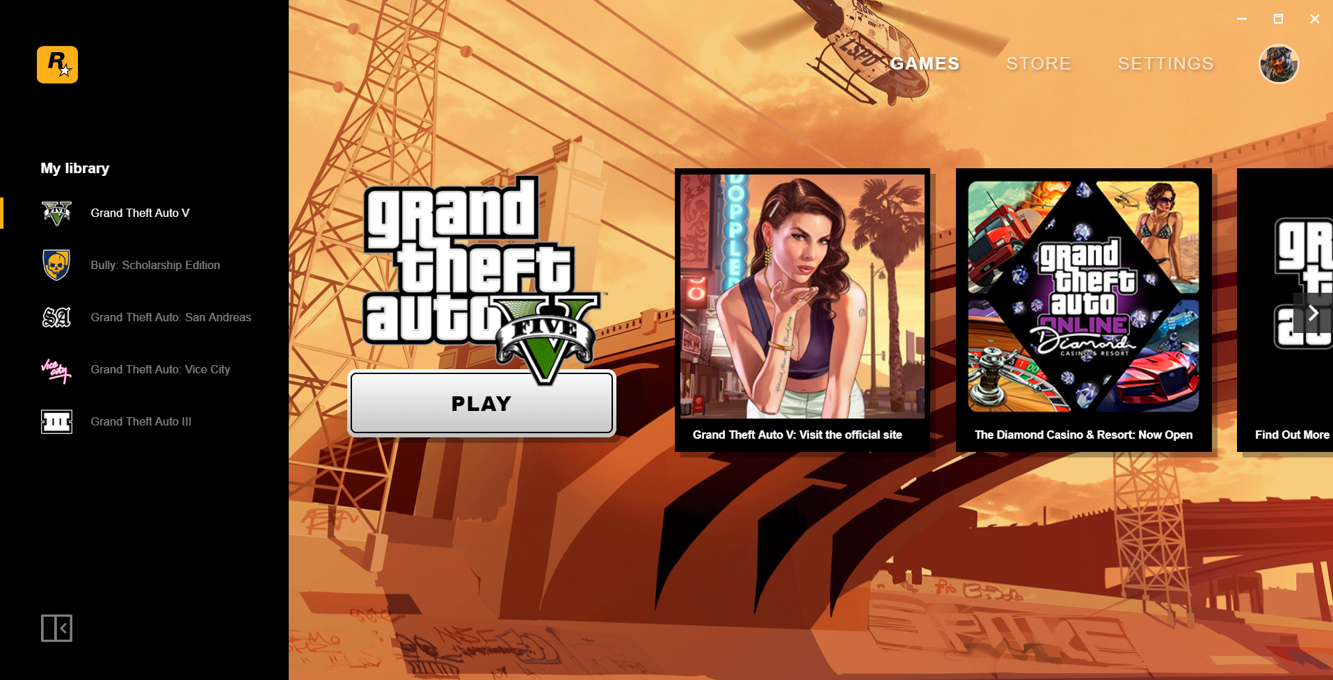 rockstar games launcher