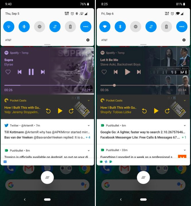 spotify android 10