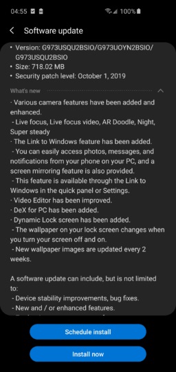 Galaxy Note 10 özellikleri, Galaxy S10 modellerine geldi!