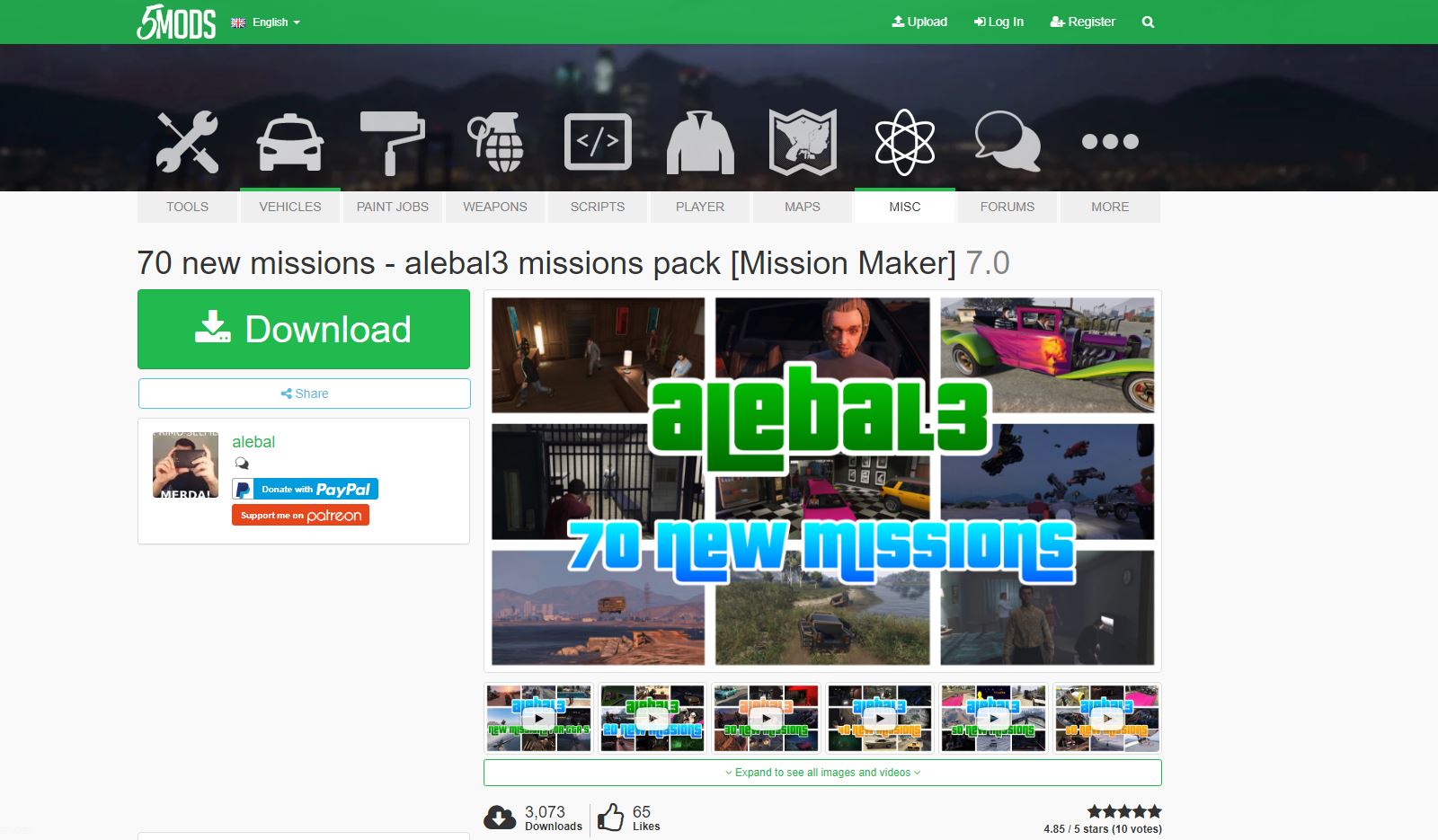 GTA 5 - alebal mod sayfası - 1