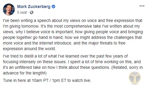Mark Zuckerberg Facebook
