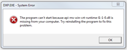 api-ms-win-crt-runtime-l1-1-0.dll hatası