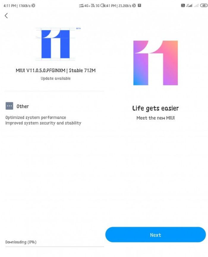 Xiaomi Redmi Note 7 MIUI 11