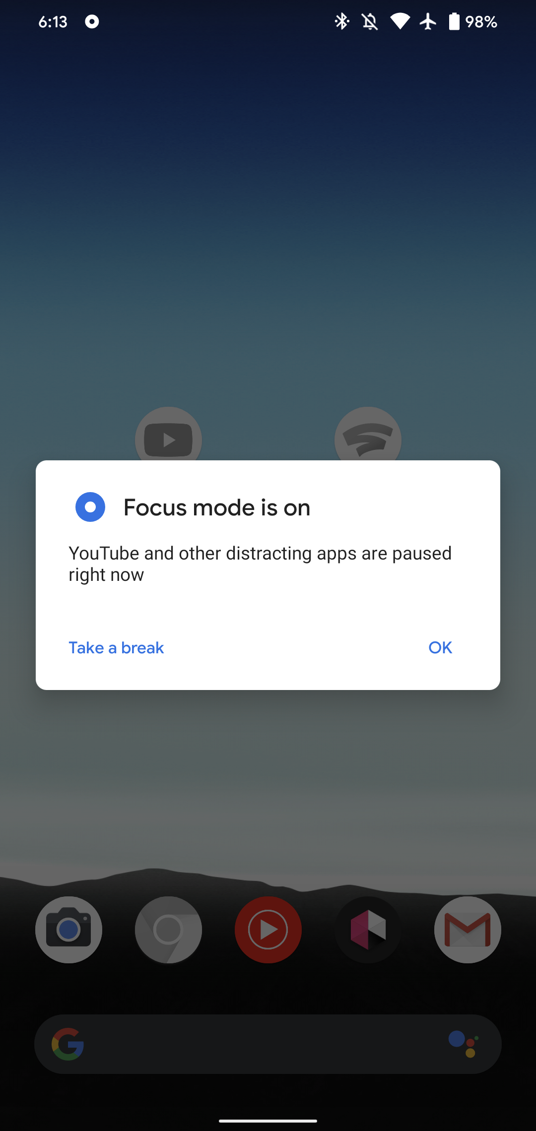 Google, Android 9 ve Android 10 cihazlar için Odak Modu özelliğini yayınladı