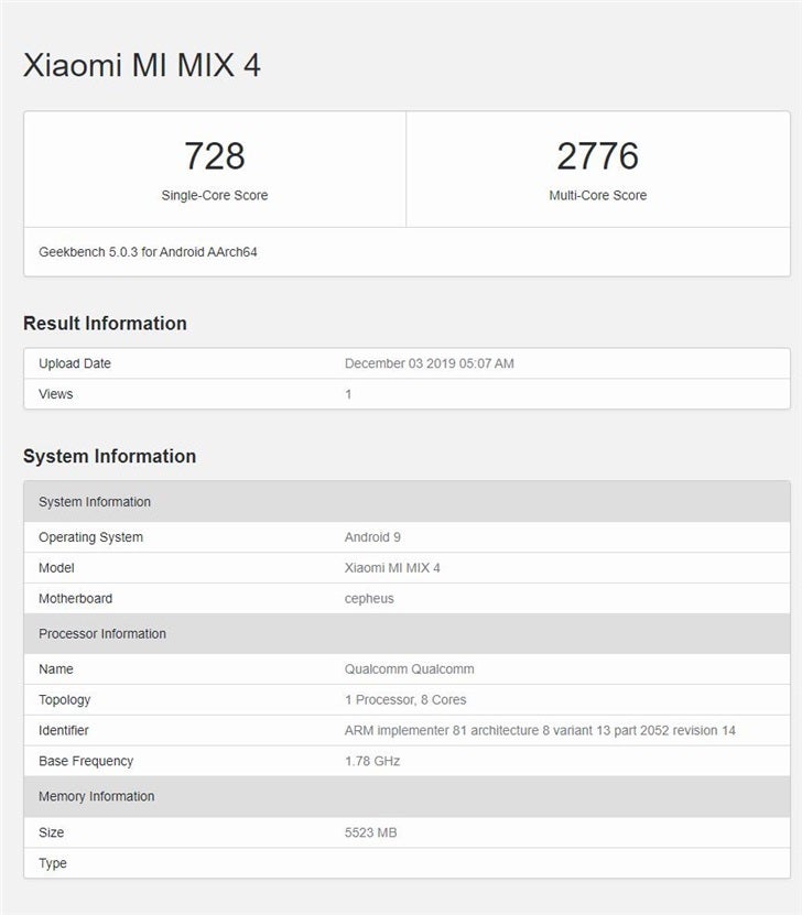 CES 2020 Xiaomi Mi Mix 4
