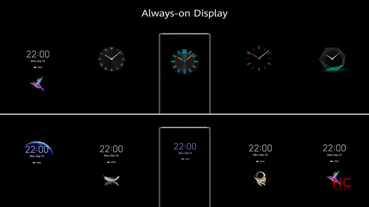 EMUI 10 Always On Display