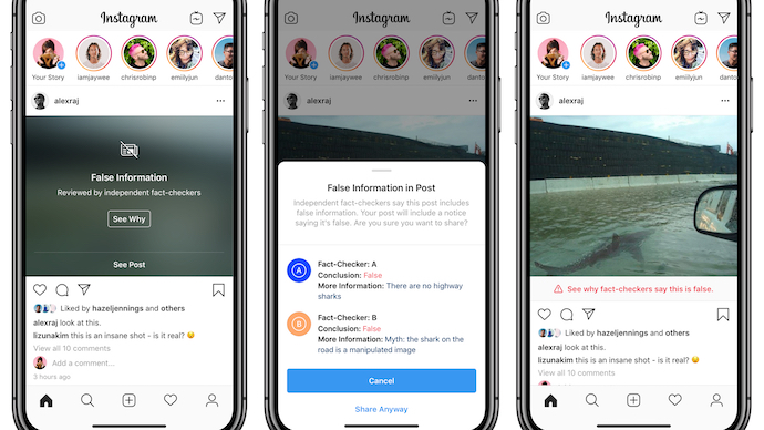 Instagram, yalan haber ile mücadele edeceğini açıkladı