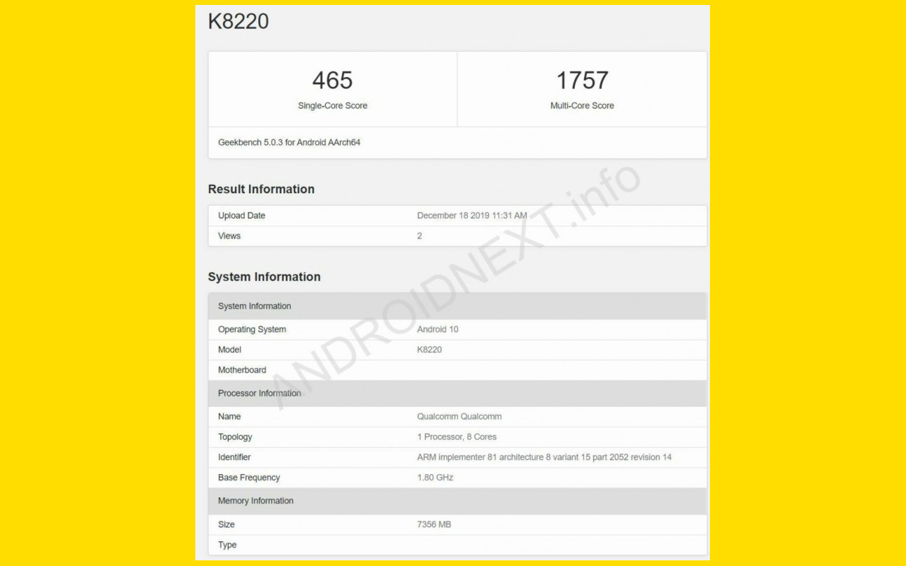 sony xperia geekbench